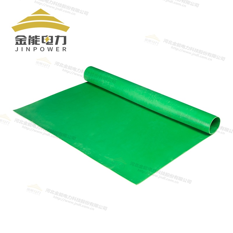 環(huán)保型3-12mm綠色平面絕緣膠墊（5-35kV）